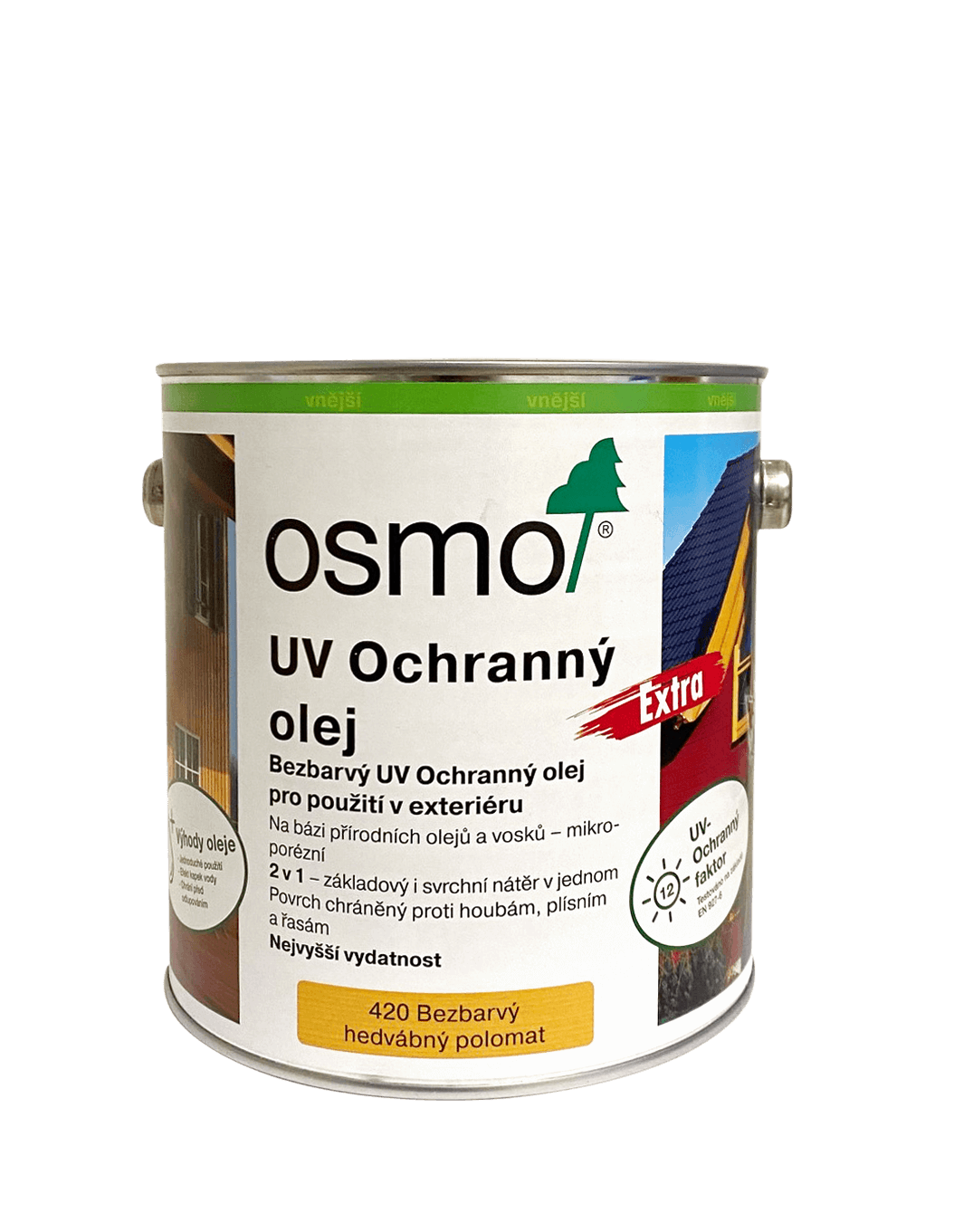 OSMO UV ochranný olej - 420 bezfarebný polomatný 