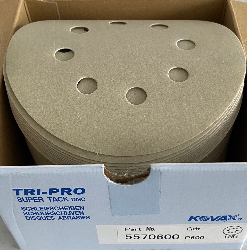 KOVAX TRI PRO – priemer 125 mm zrnitosti 80 až 600