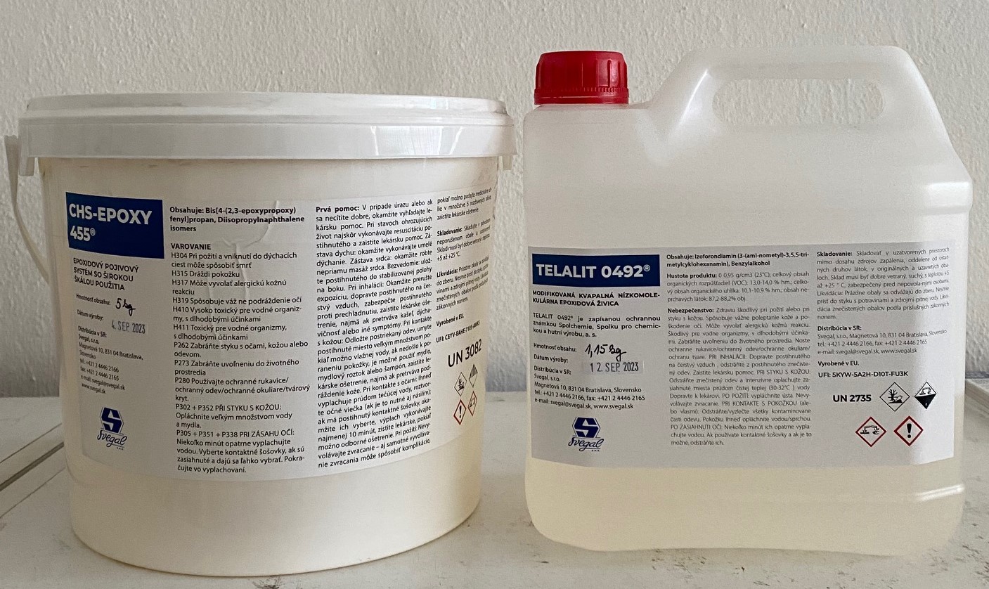 Plastmalta CHS-Epoxy 455 s pomal&yacute;m tužidlom