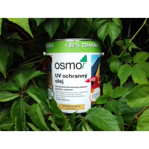 OSMO UV ochranný olej - 420 bezfarebný polomatný 